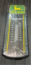 John Deere Black Wall Thermometer